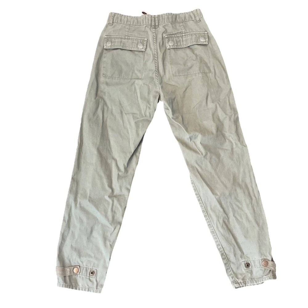 Pistola Women's Cargo Pants 24 In Waist Drawstring Army Green  26" Inseam Gorp - Picture 7 of 9